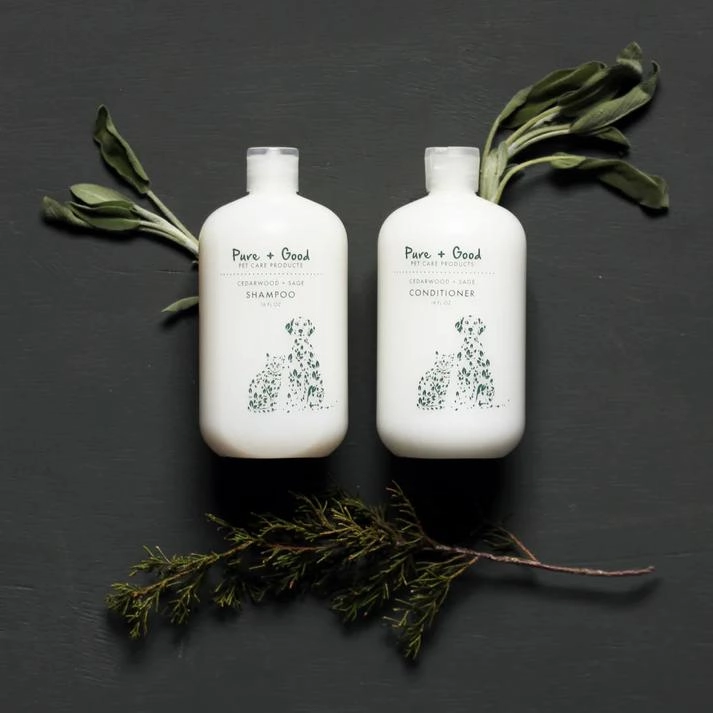 Cedarwood   Sage Dog Shampoo/Conditioner Set