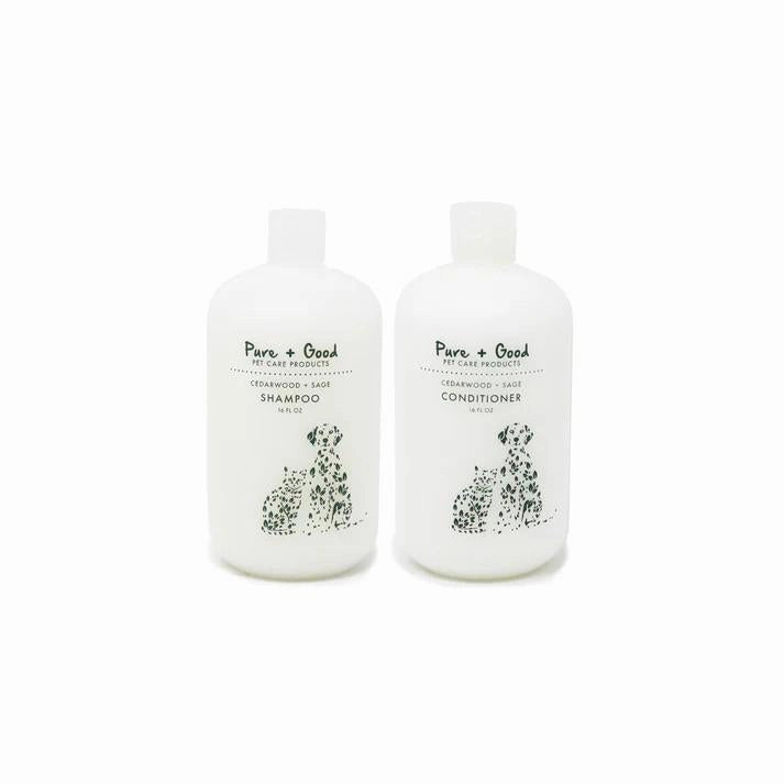 Cedarwood   Sage Dog Shampoo/Conditioner Set