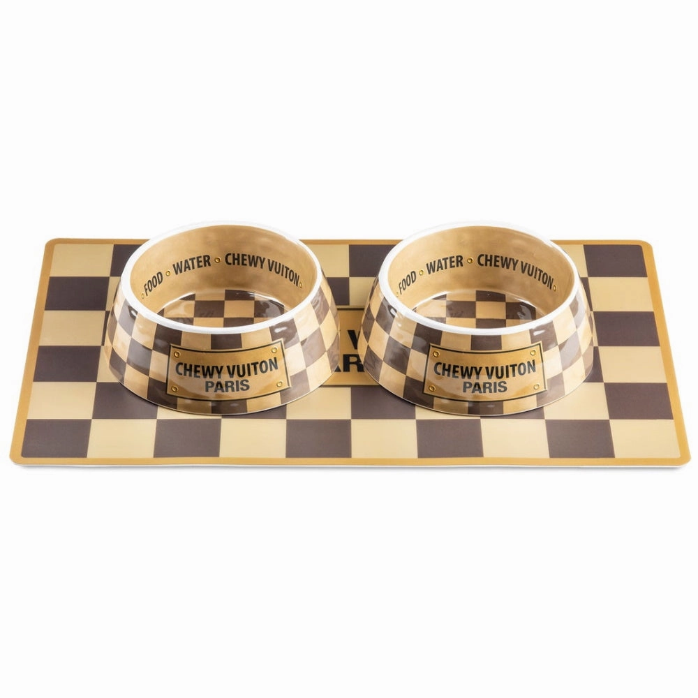 Checker Chewy Vuiton Placemat