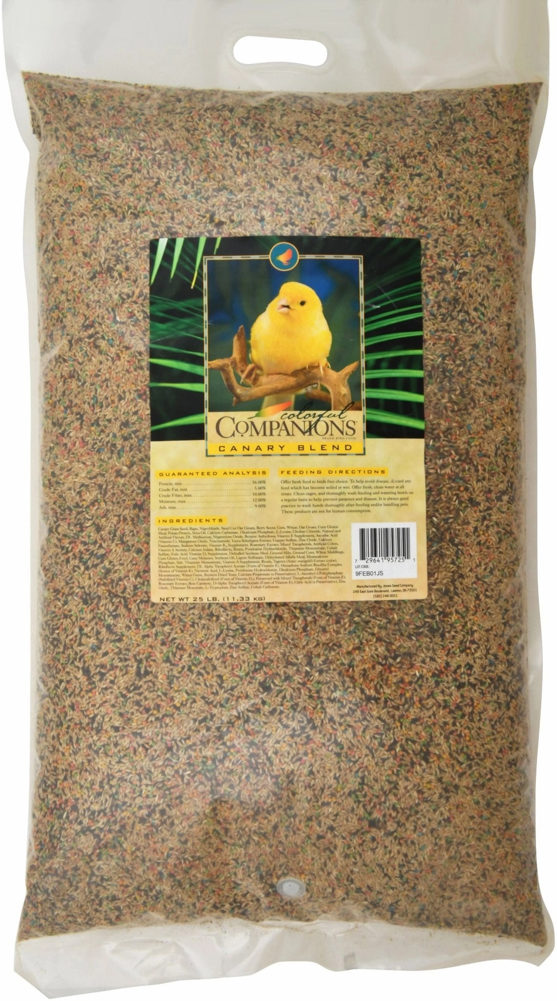 Colorful Companions Canary Blend, 25 lbs