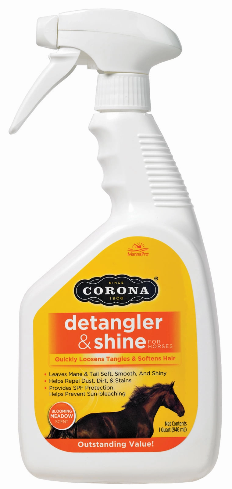 Corona Detangler & Shine Grooming for Horses, 32 oz