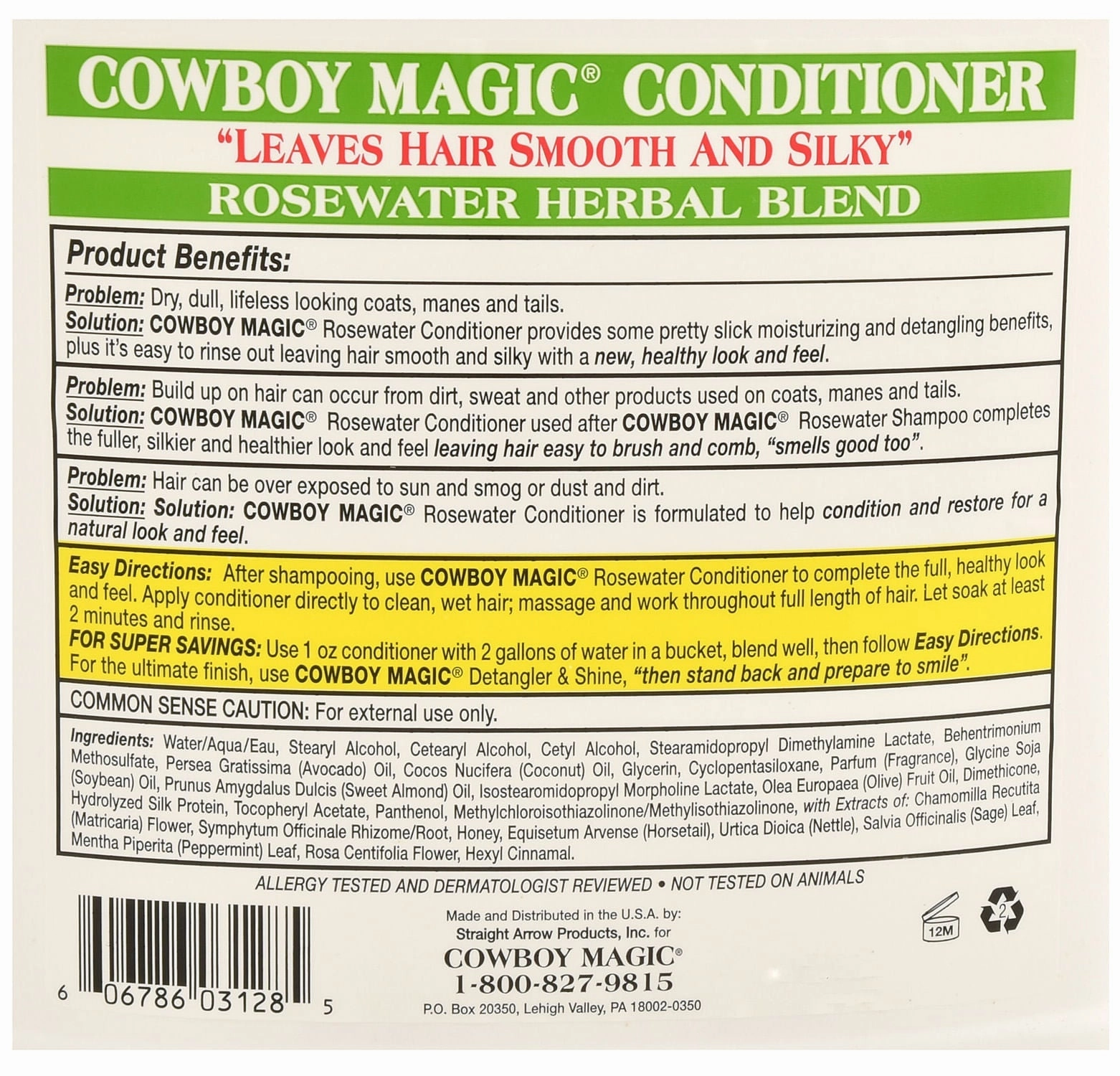 Cowboy Magic Rosewater Conditioner