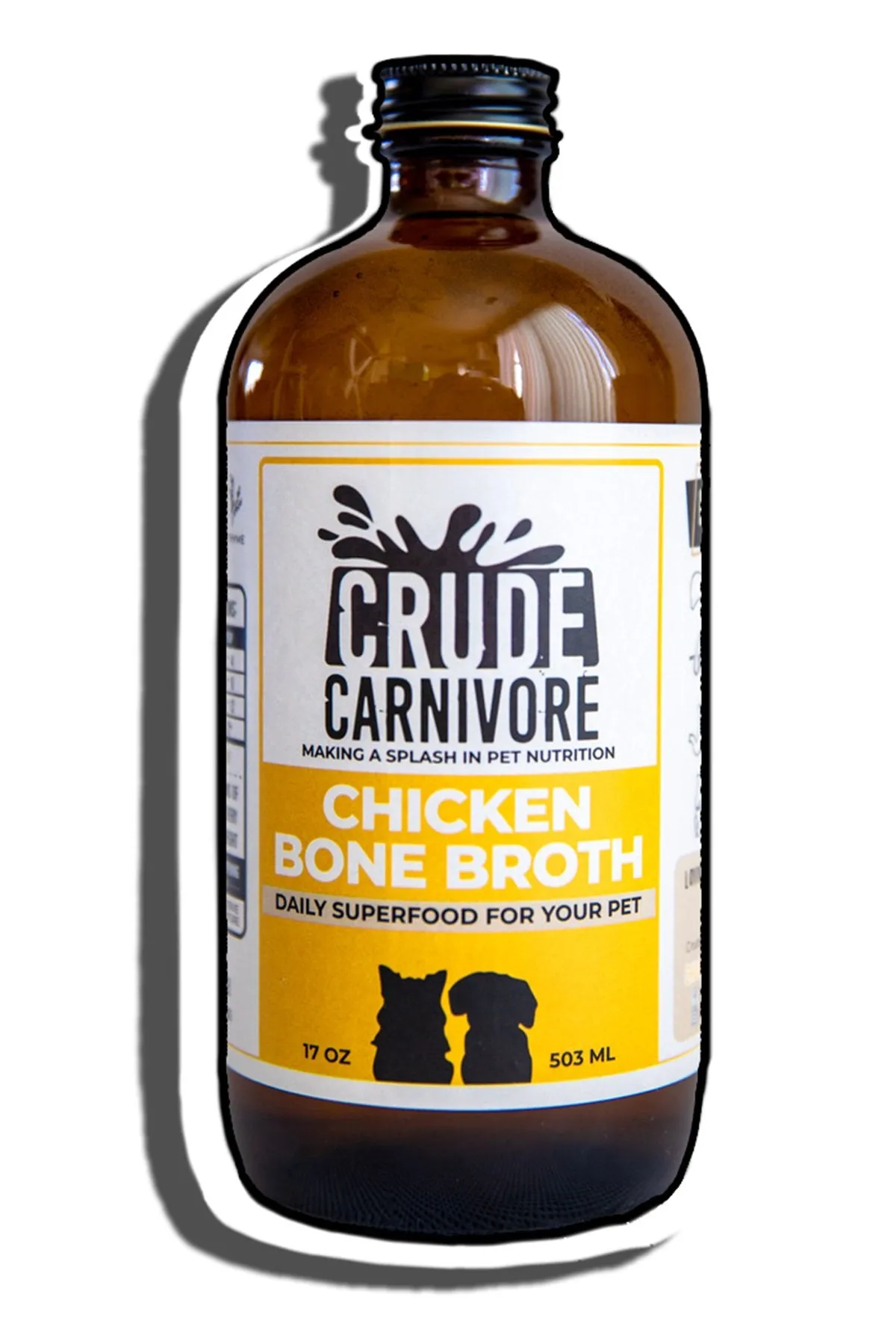 Crude Carnivore Bone Broth - Chicken 16oz