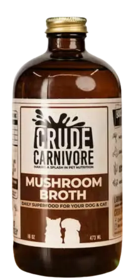 Crude Carnivore Bone Broth - Mushroom 16oz