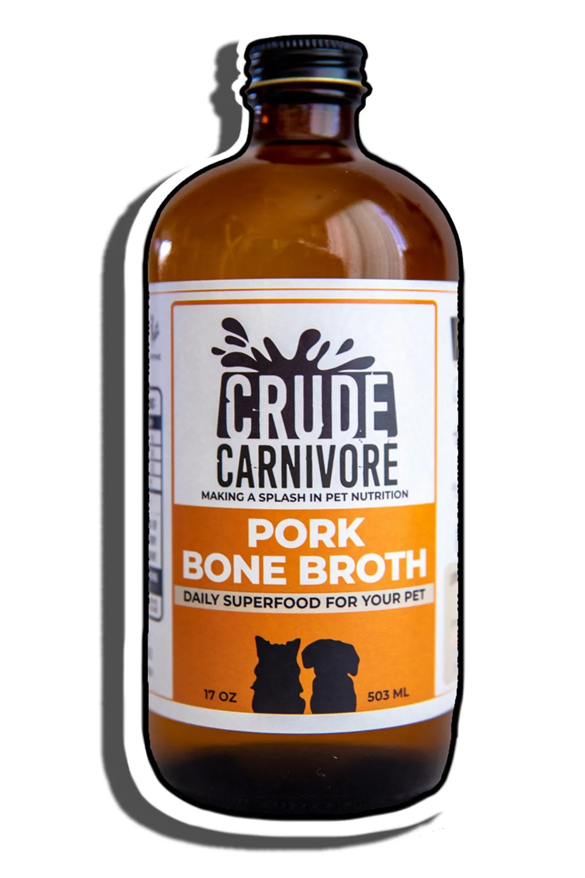 Crude Carnivore Bone Broth - Pork 16oz