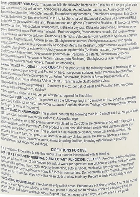 D-128 Disinfectant, gallon
