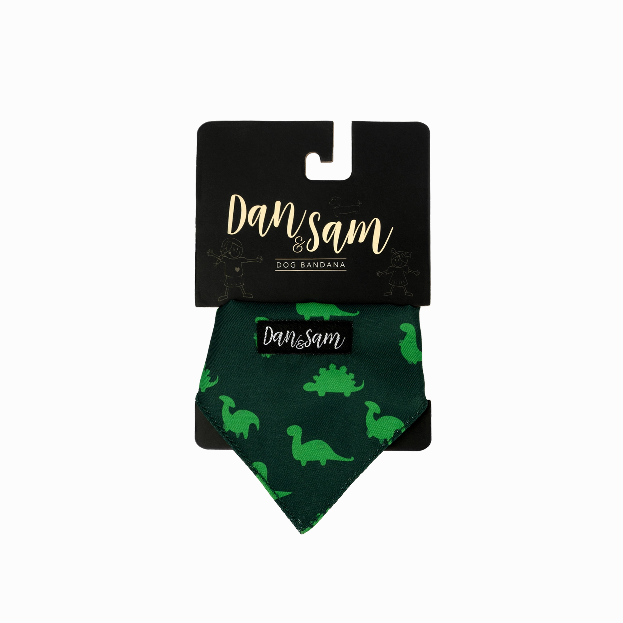 Dan & Sam - Dog Bandana (Dinosaur Land)