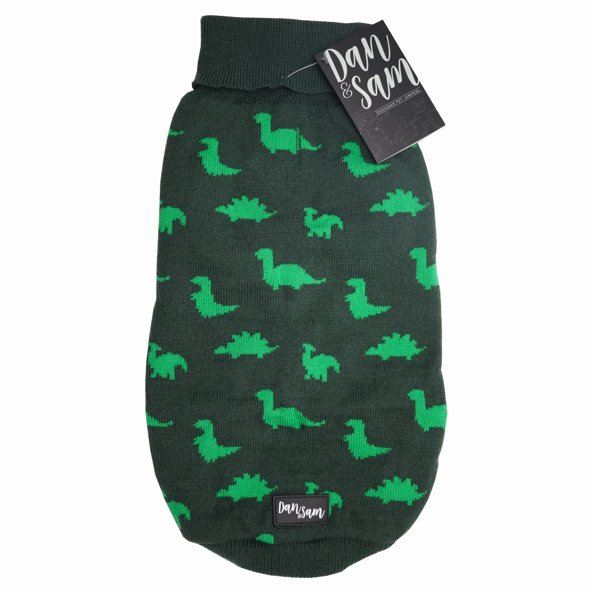 Dan & Sam - Dog Jumper (Dinosaur Land) - 35cm