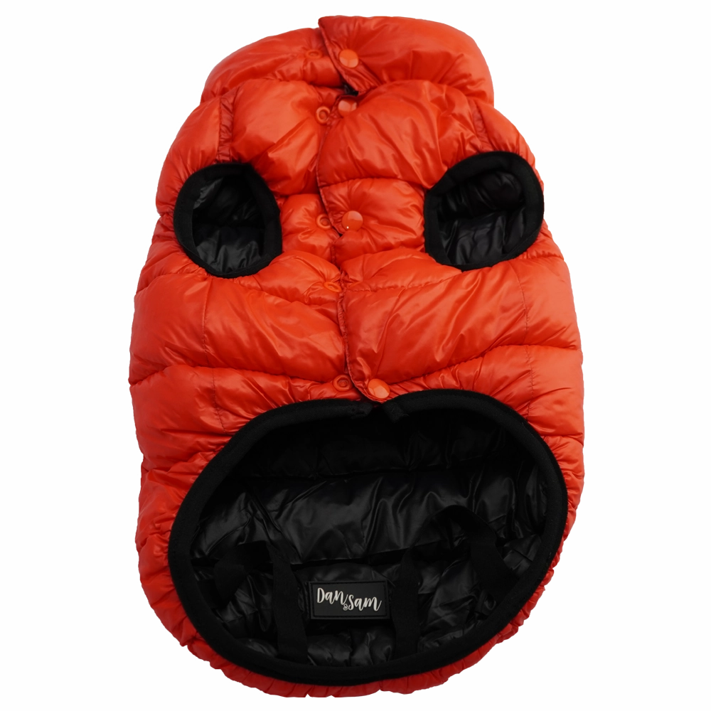 Dan & Sam - Reversible Puffer Jacket (Red/Black)