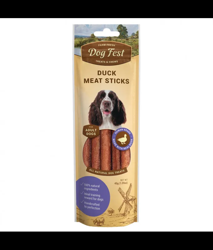 Dog Fest Dog Treats Duck Meat Sticks