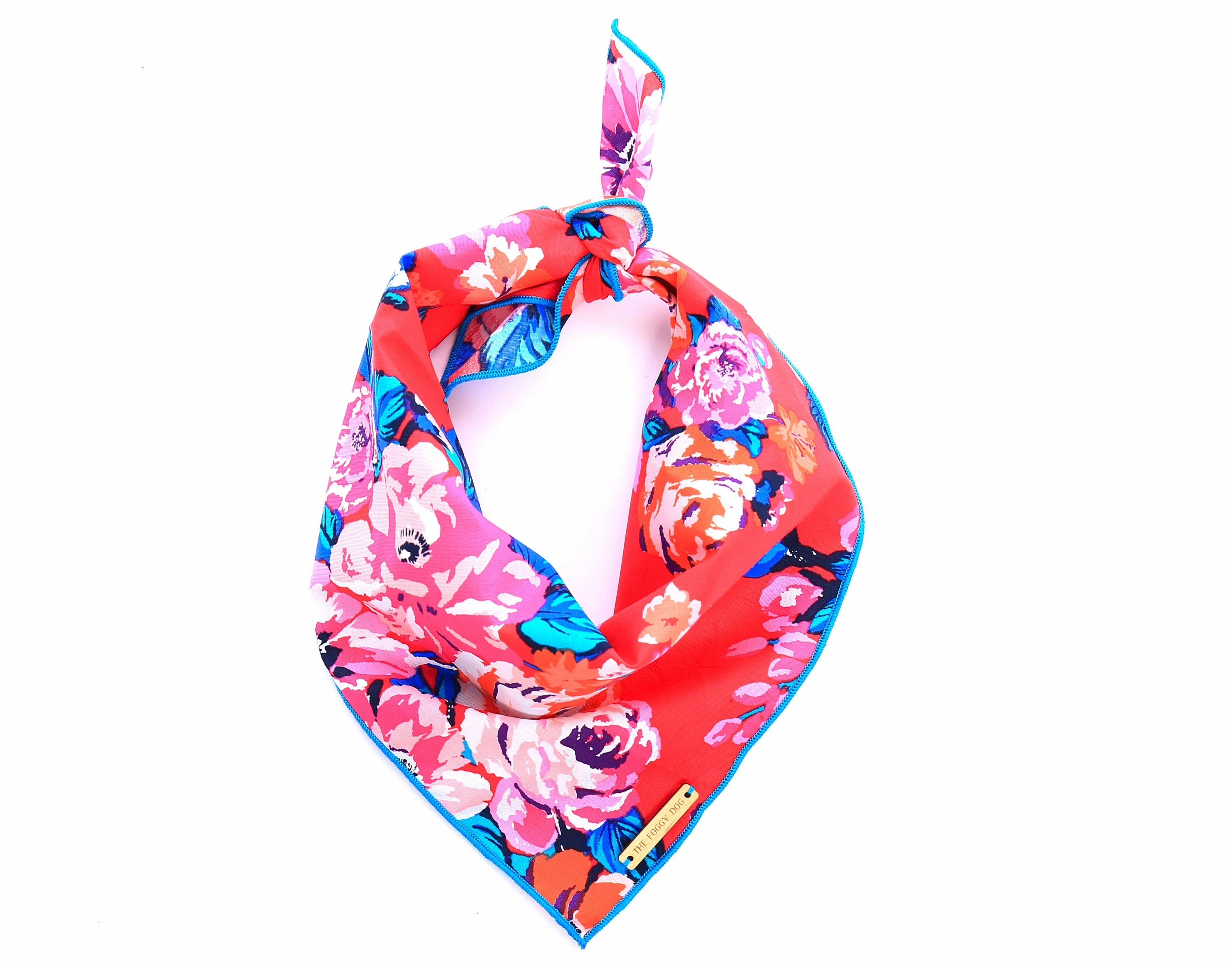 Dog and Cat Bandana: Pink Posies