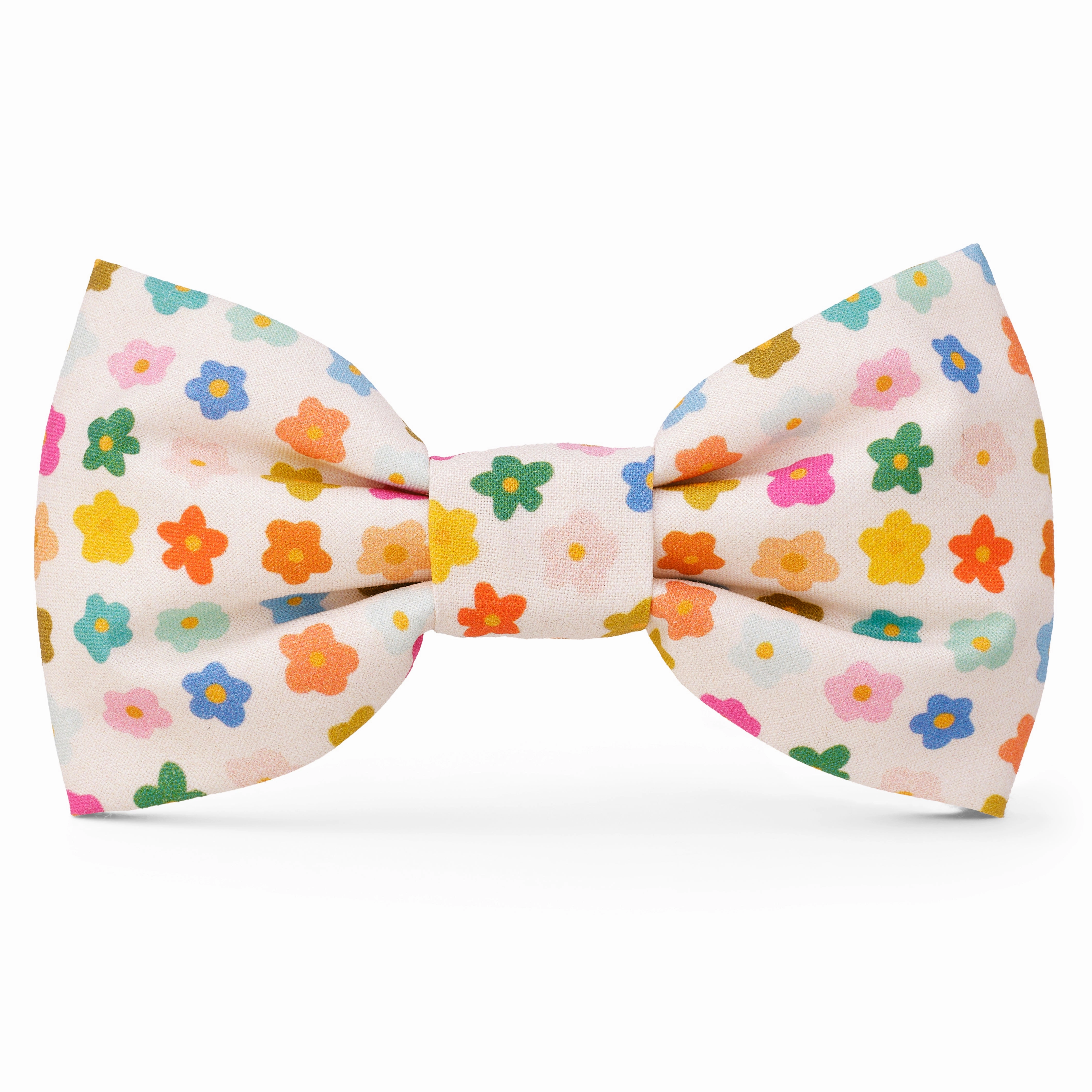 Dog and Cat Bowtie: Rainbow Flower