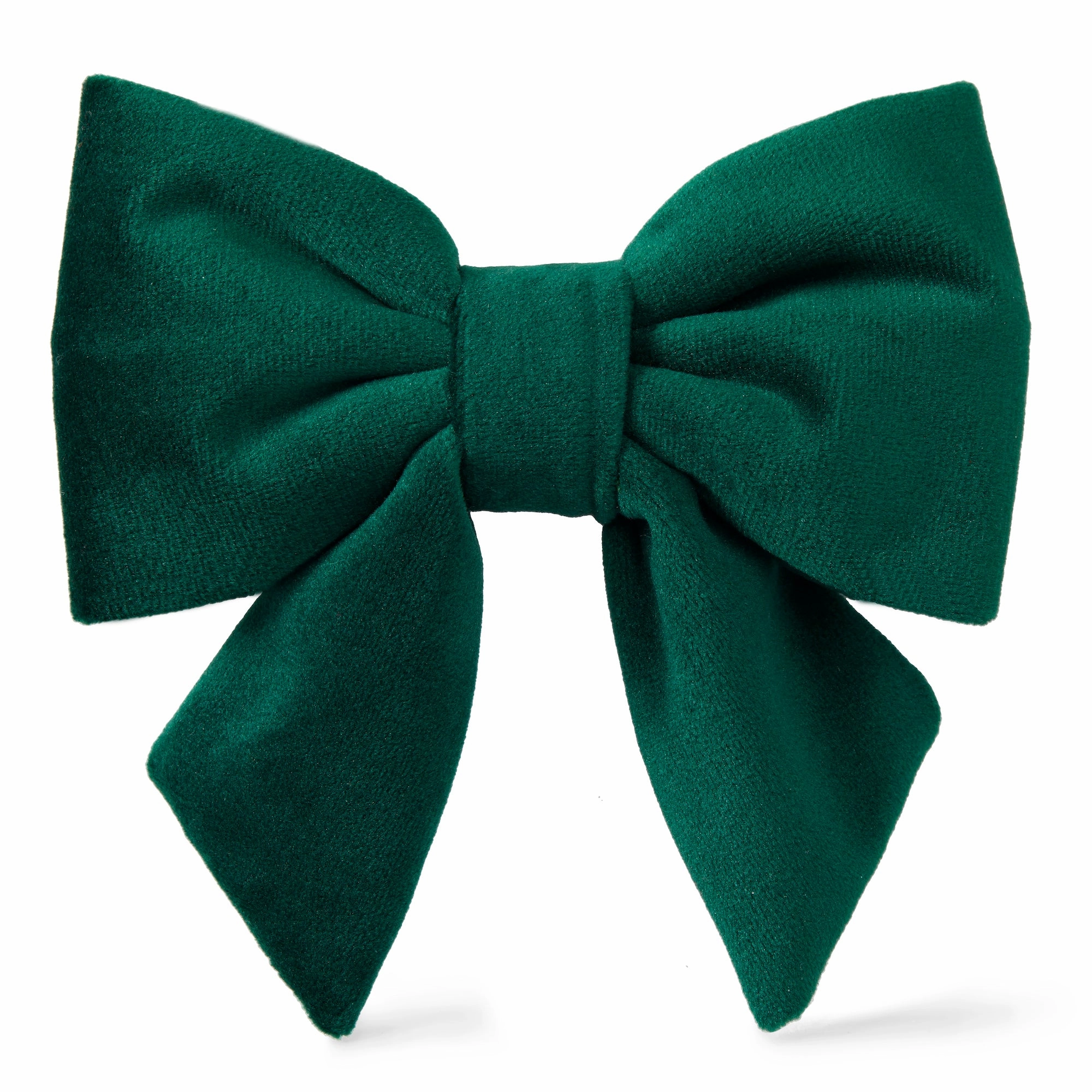 Dog and Cat Lady Bowtie: Forest Green Velvet