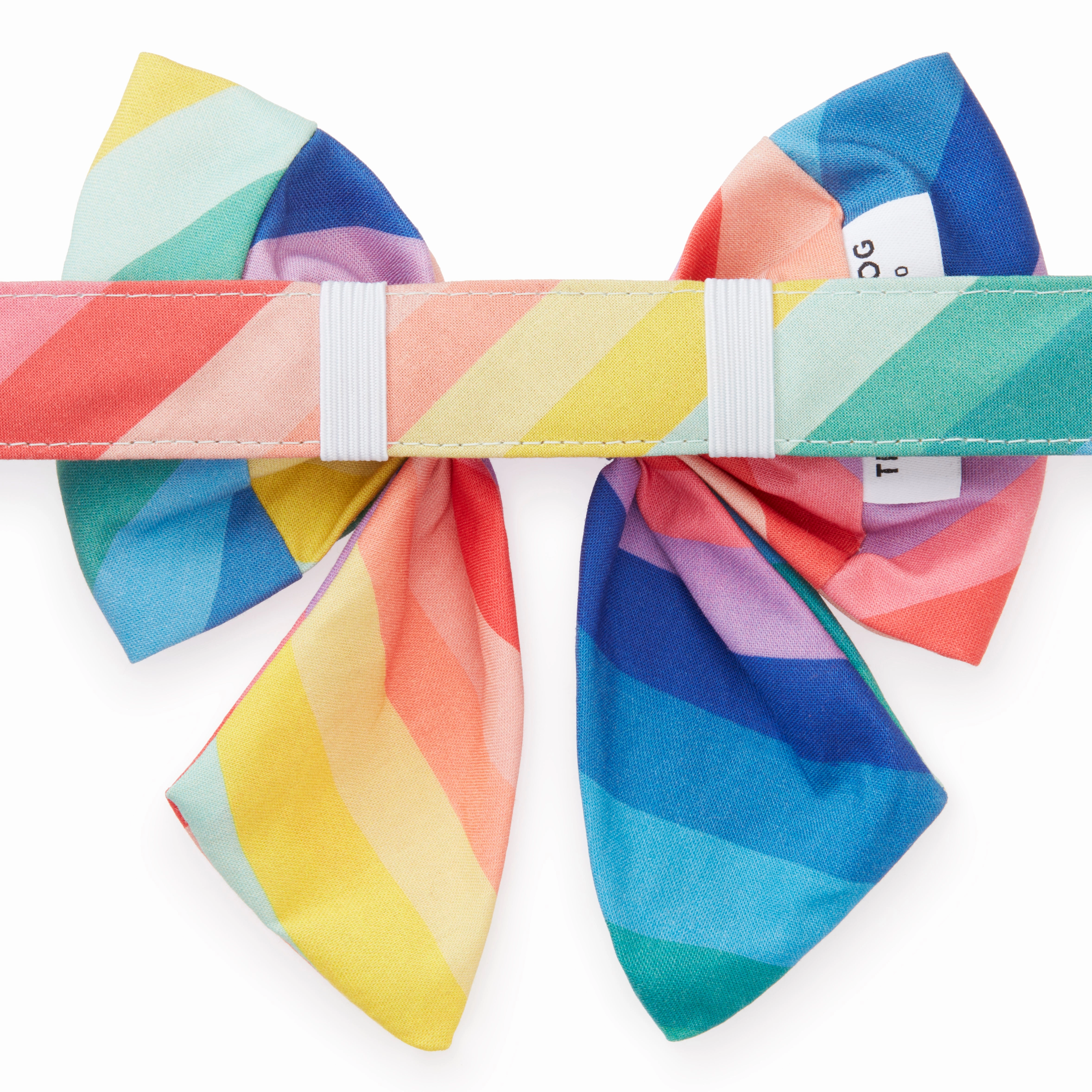 Dog and Cat Lady Bowtie: Over the Rainbow