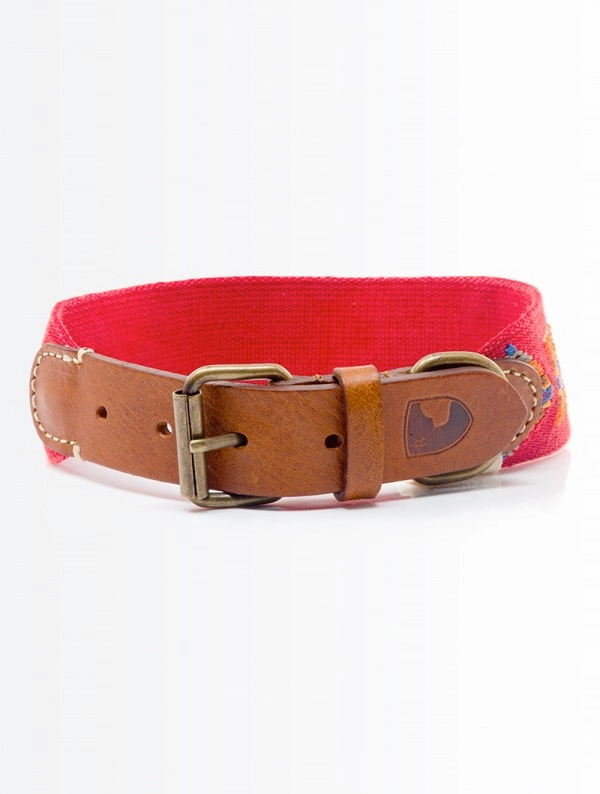 Dog Collar: Etna Red
