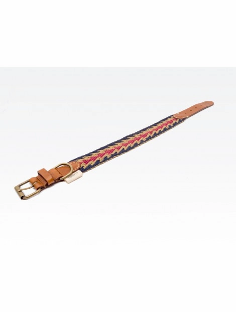 Dog Collar: Peruvian Arrow Blue