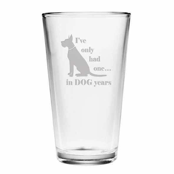 Dog Years Pint Glasses, Set Of 4