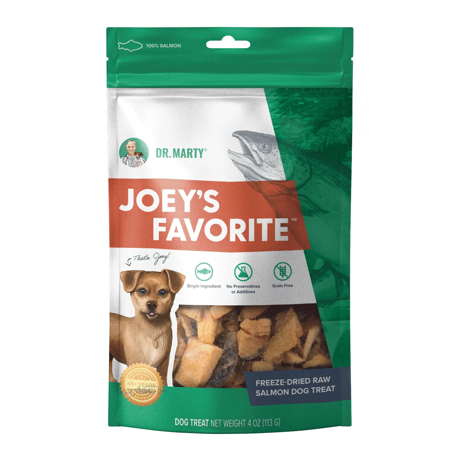 Dr. Marty Joeys Favorite Freeze Dried Salmon 4 oz.