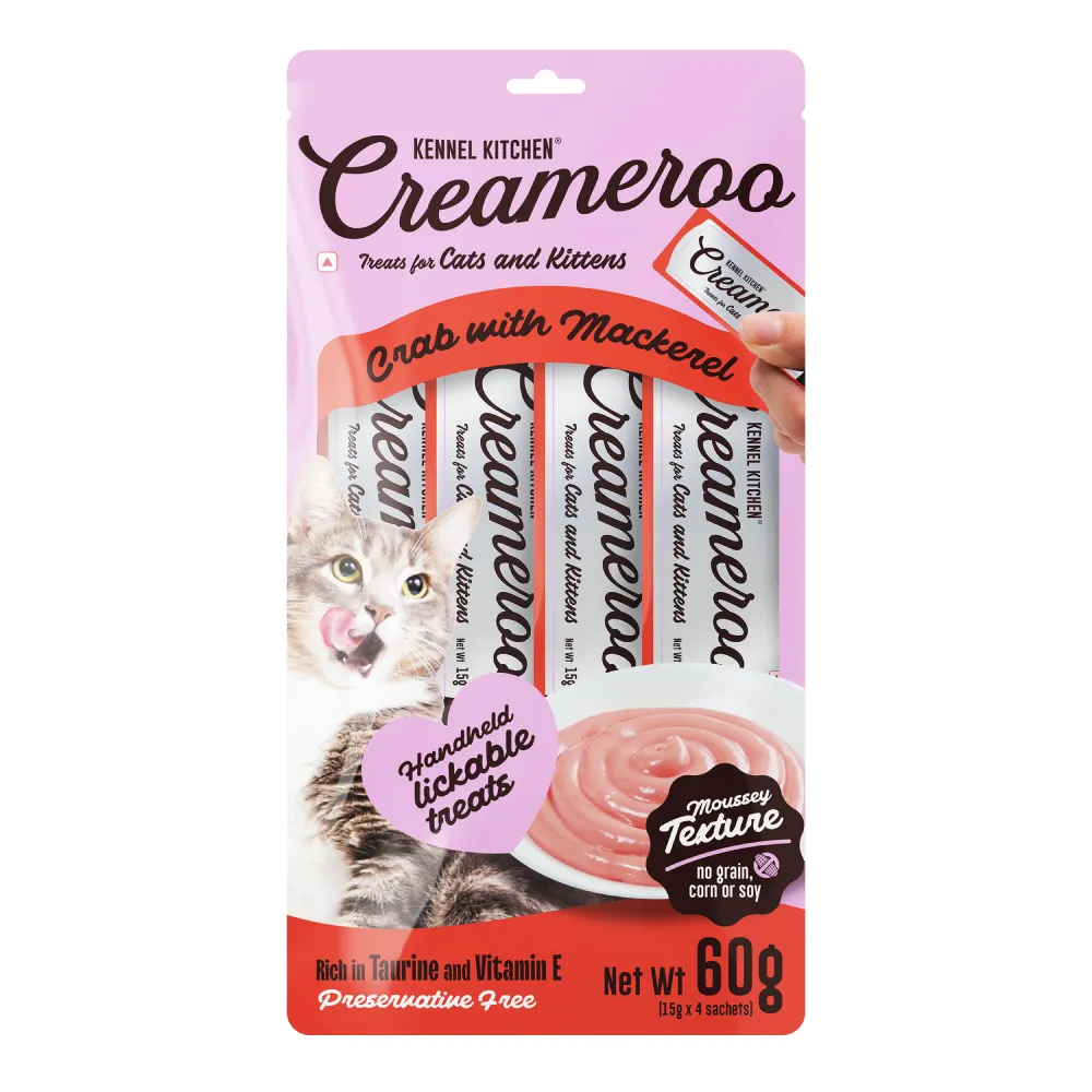 Drools Biscuit Treat, Kennel Kitchen Creameroo Crab Mackerel Treat, Me O Creamy Salmon Treats Cats Combo