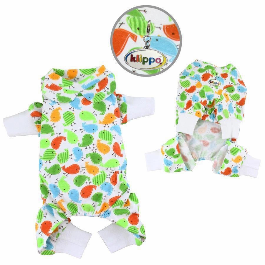Early Birdies Knit Cotton Dog Pajamas