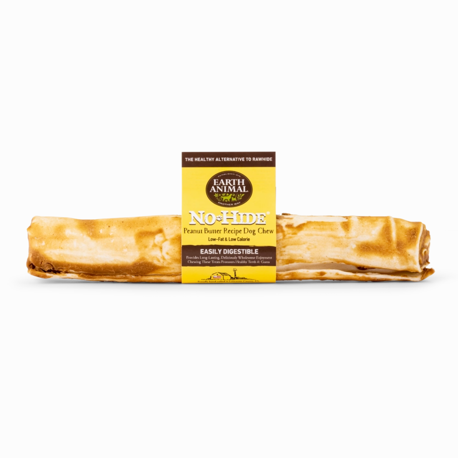 Earth Animal No-Hide Chews Individuals - Peanut Butter 11"