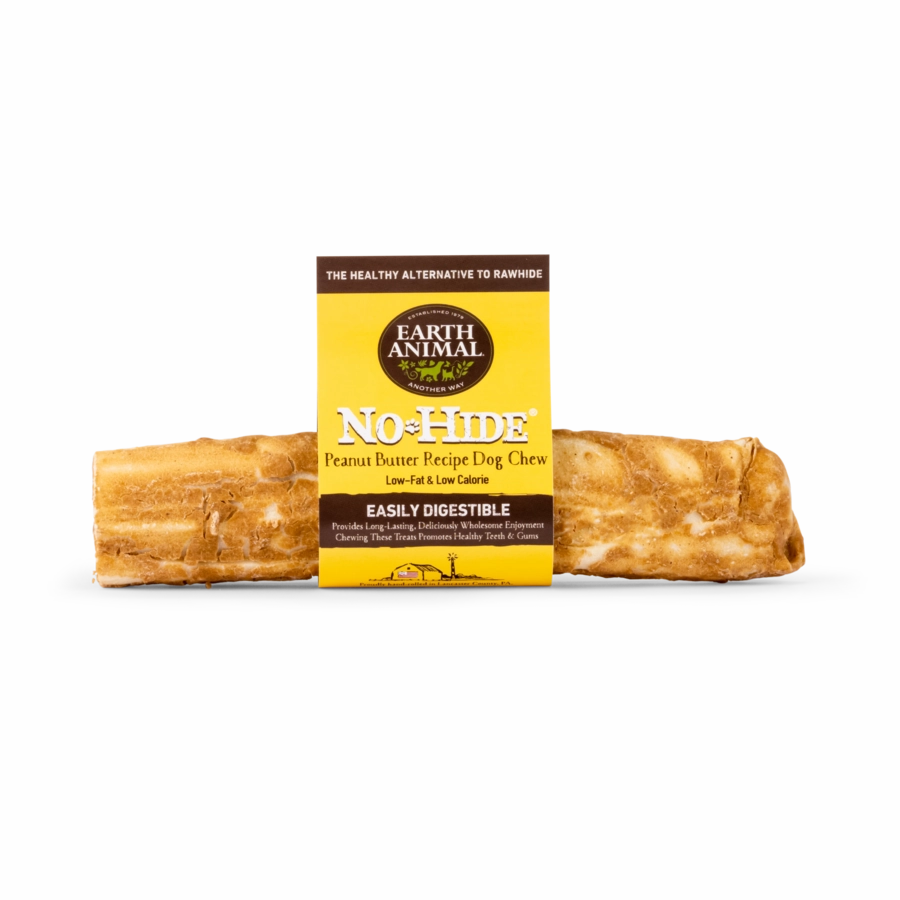 Earth Animal No-Hide Chews Individuals - Peanut Butter 4"