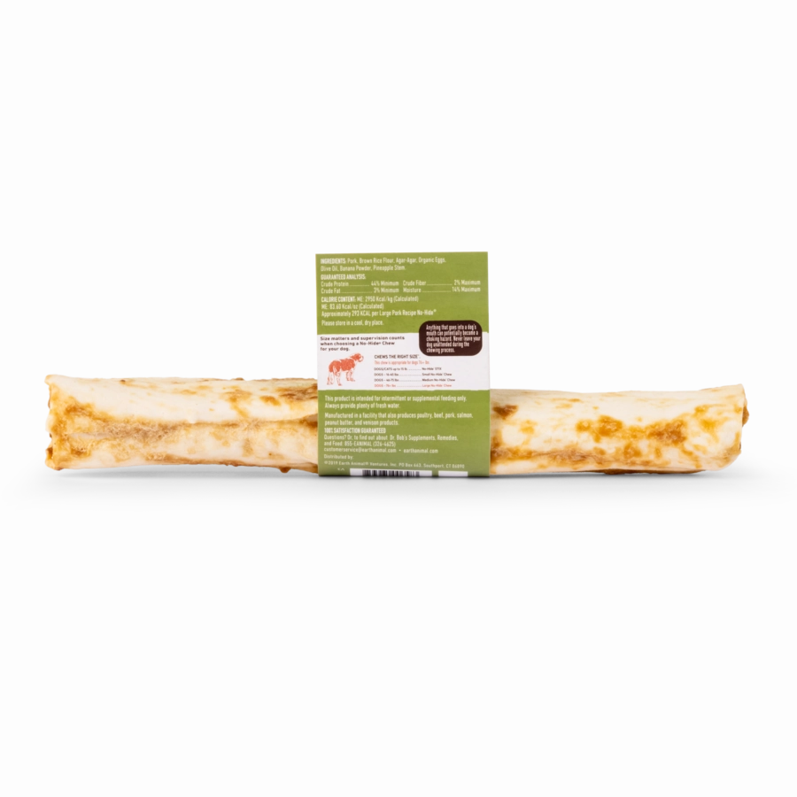 Earth Animal No-Hide Chews Individuals - Pork 11"