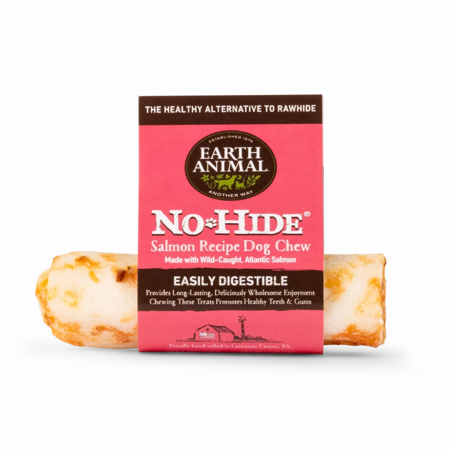 Earth Animal No-Hide Chews Individuals - Salmon 4"