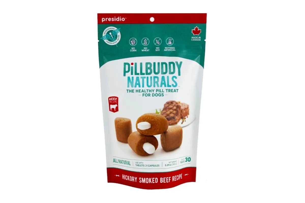 Earthly Pill Buddy Naturals - Hickory Smoked Beef 150g (5.29oz) 30ct