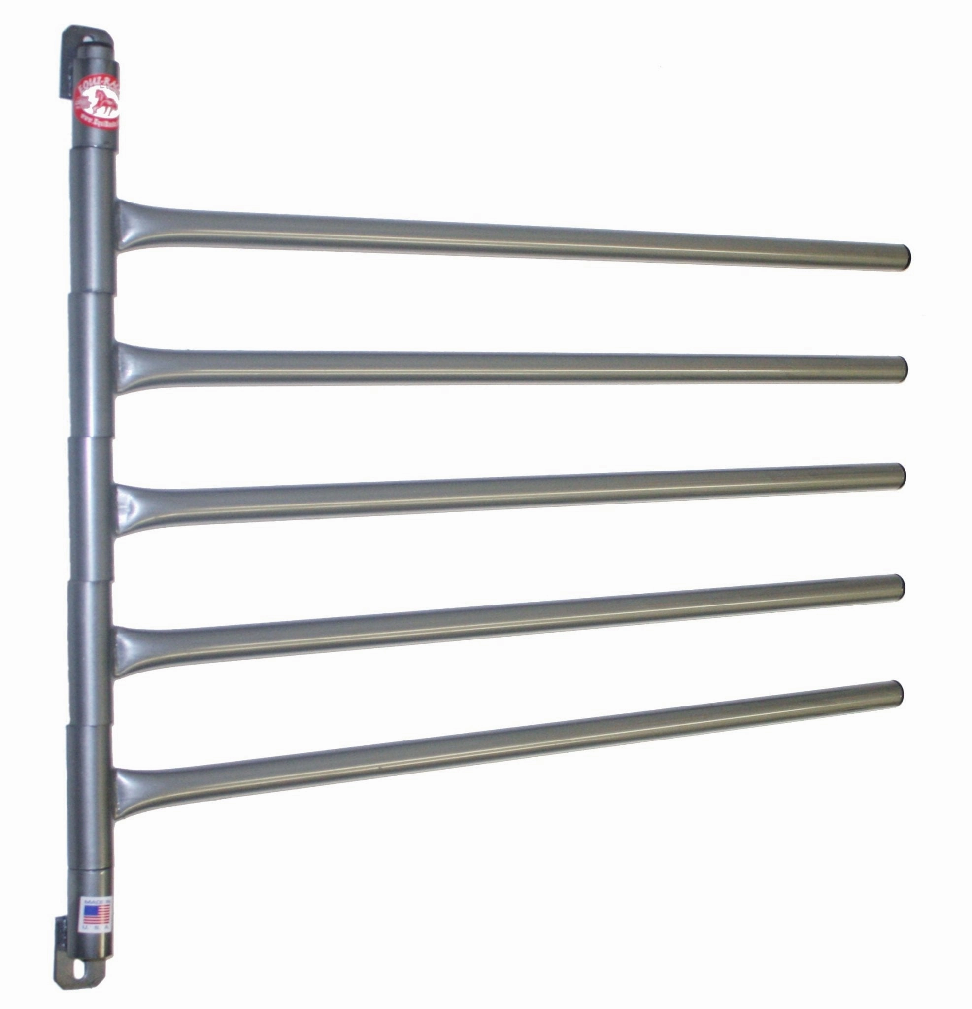 EquiRacks 5 Arm Wall Mount Saddle Pad Rack