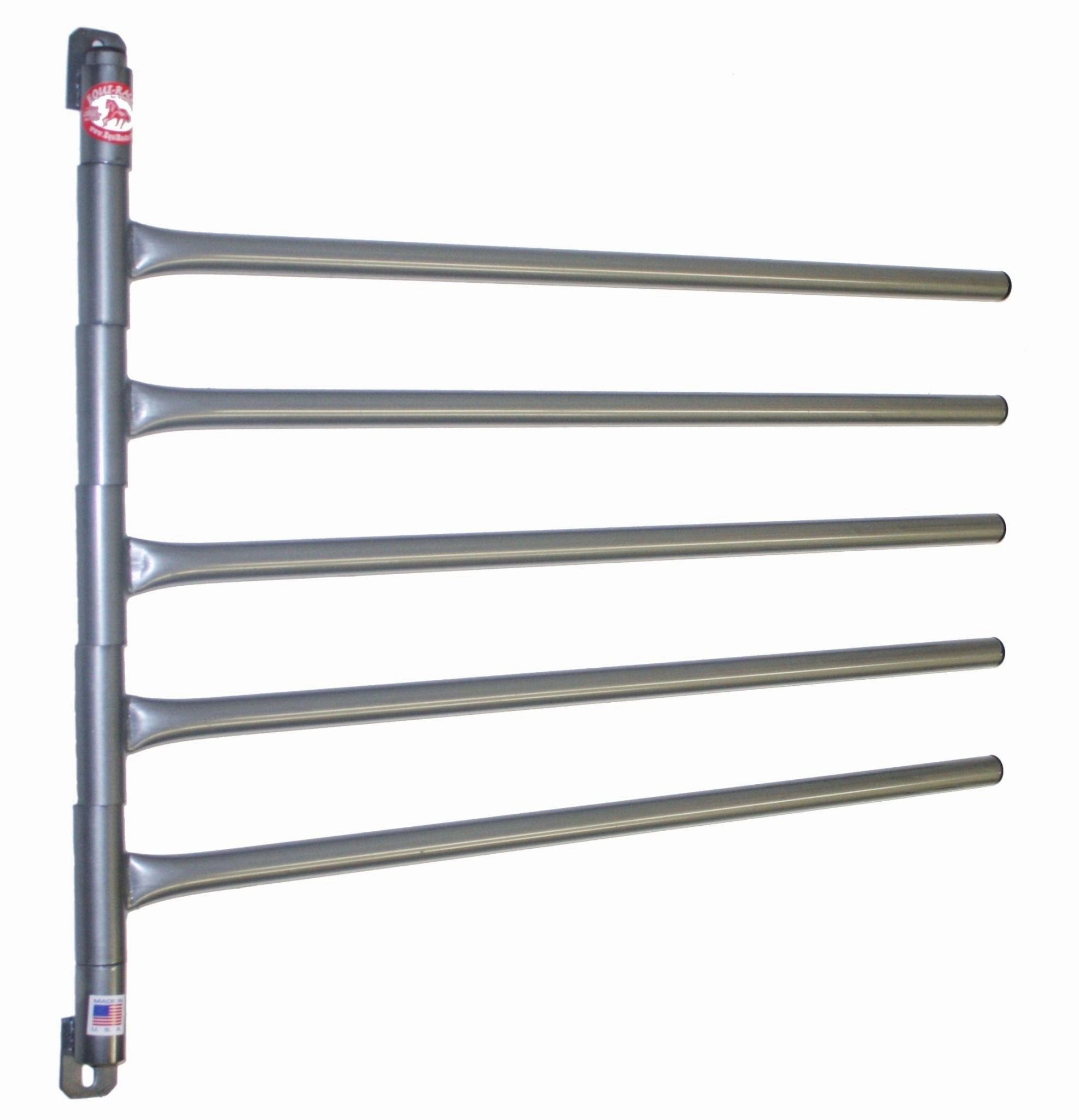 EquiRacks 5 Arm Wall Mount Saddle Pad Rack