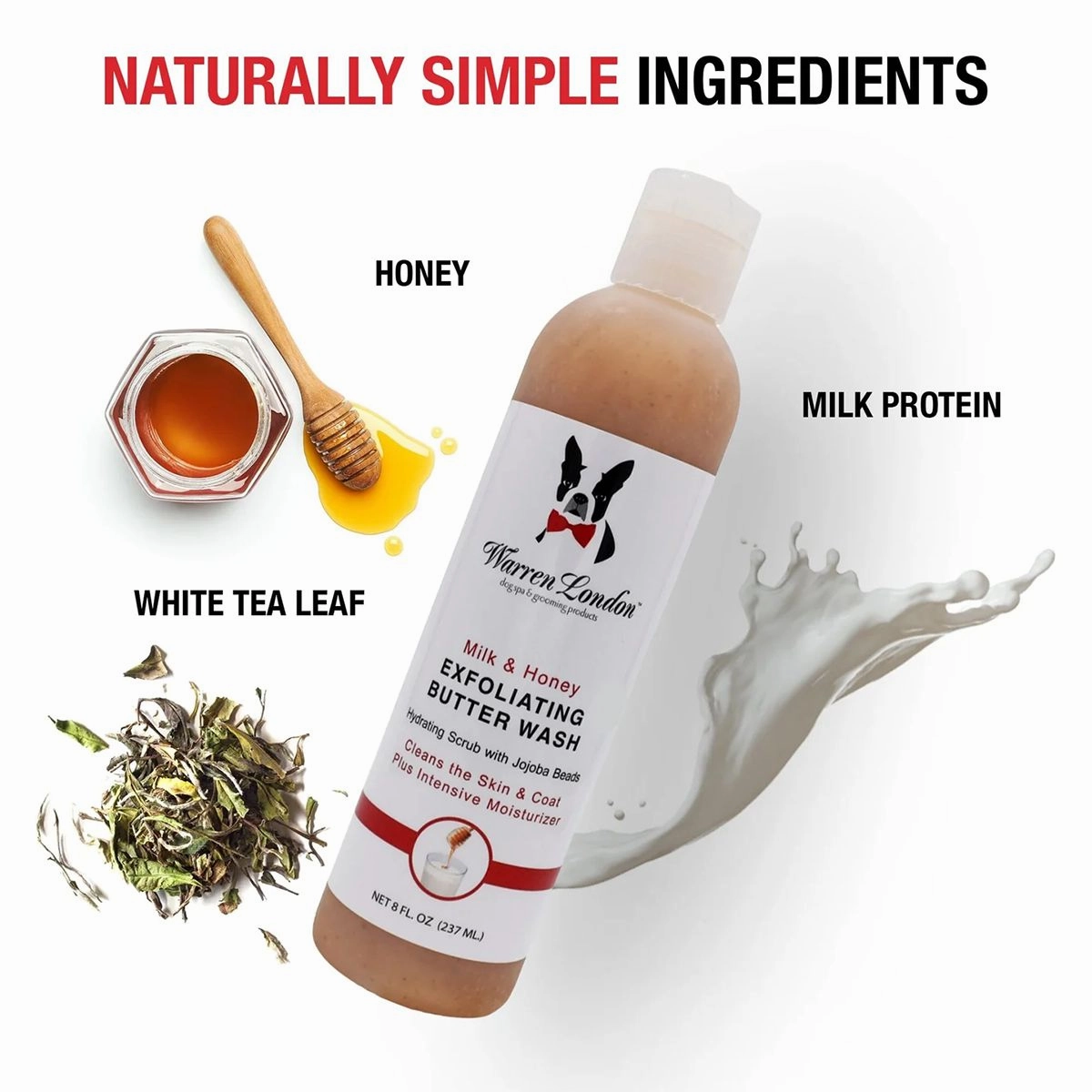 Exfoliating Butter Dog Wash Milk And Honey