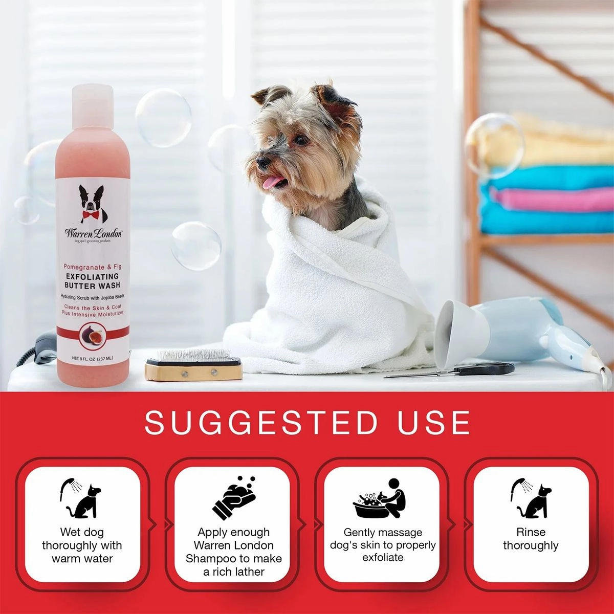 Exfoliating Butter Dog Wash Pomegranate And Fig