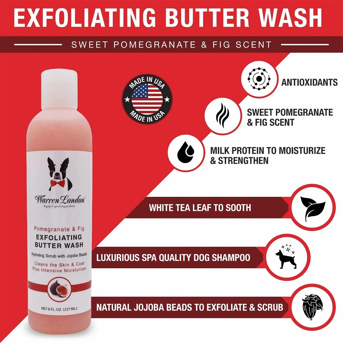 Exfoliating Butter Dog Wash Pomegranate And Fig