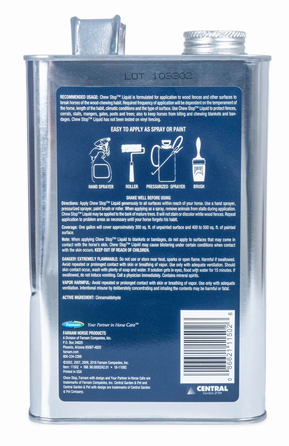 Farnam Chew Stop Hot Cinnamon Chewing/Cribbing Deterrent