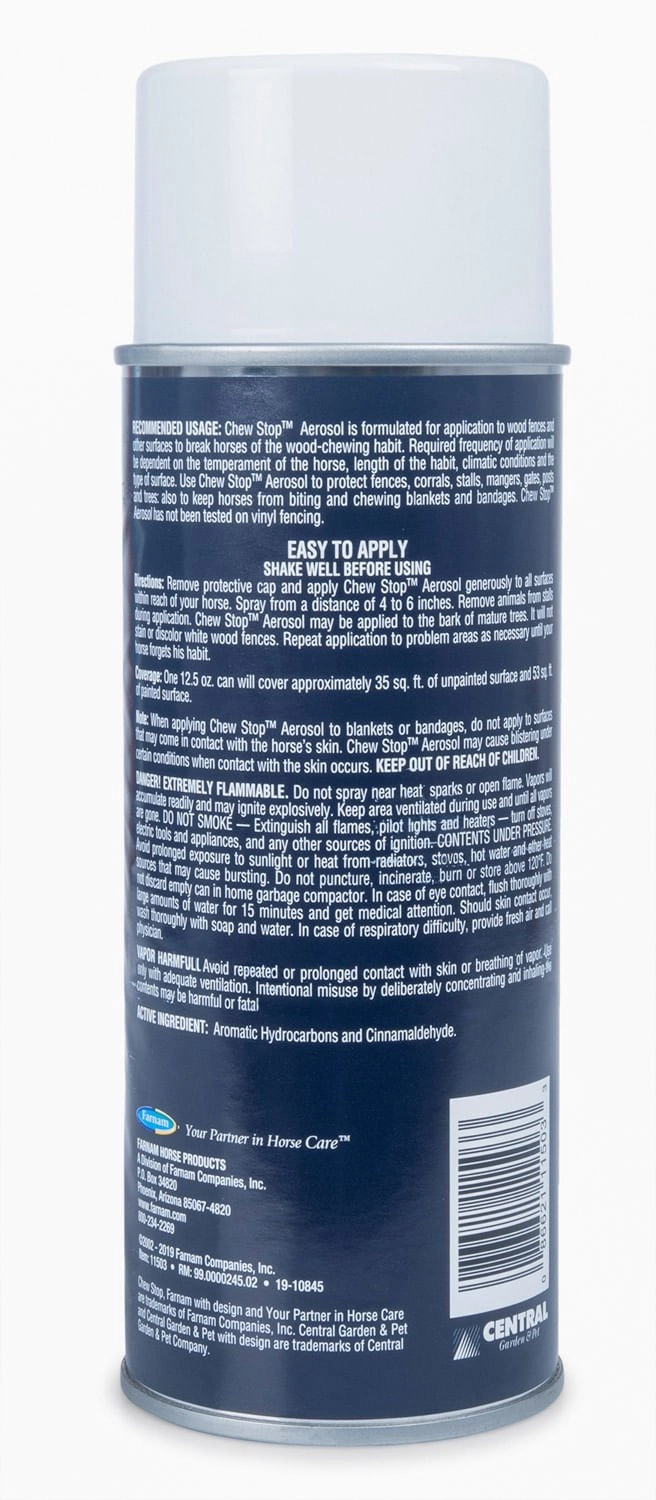 Farnam Chew Stop Hot Cinnamon Chewing/Cribbing Deterrent