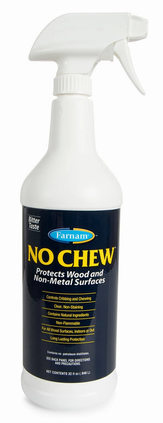 Farnam No Chew Chewing/Cribbing Deterrent, 32 oz Spray