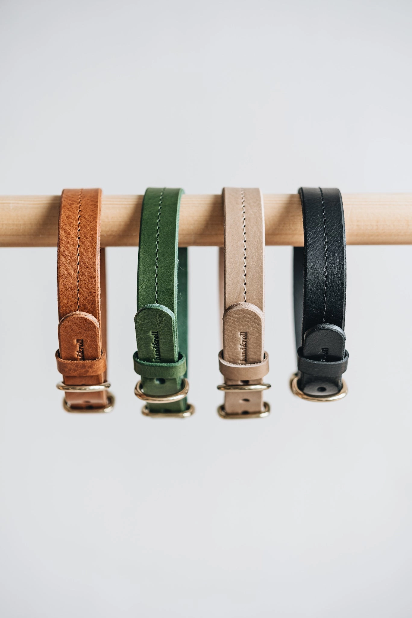 Fir Leather Dog Collar