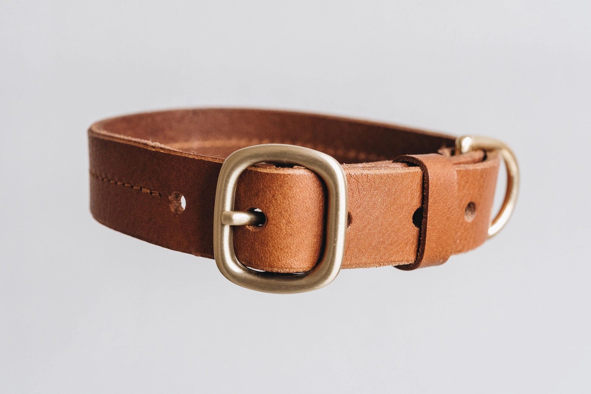 Fir Leather Dog Collar