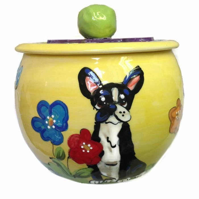 French Bulldog 1 Dog Treat Jar