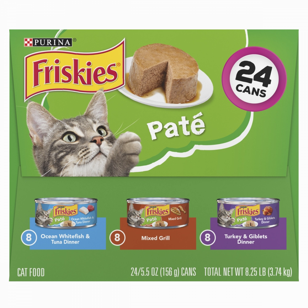 Friskies Classic Pate Variety Pack Canned Cat Food