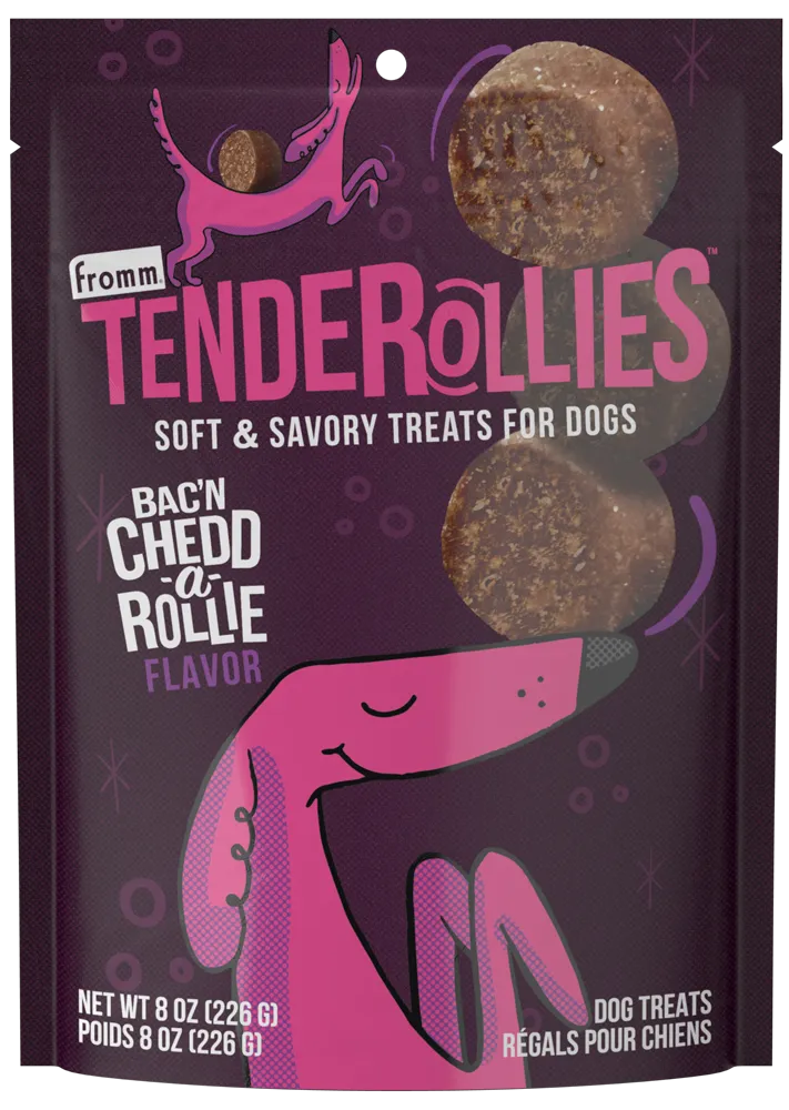 Fromm Dog Treats Tenderollies Bac'n Chedd-a-Rollie Flavor 8oz Bag