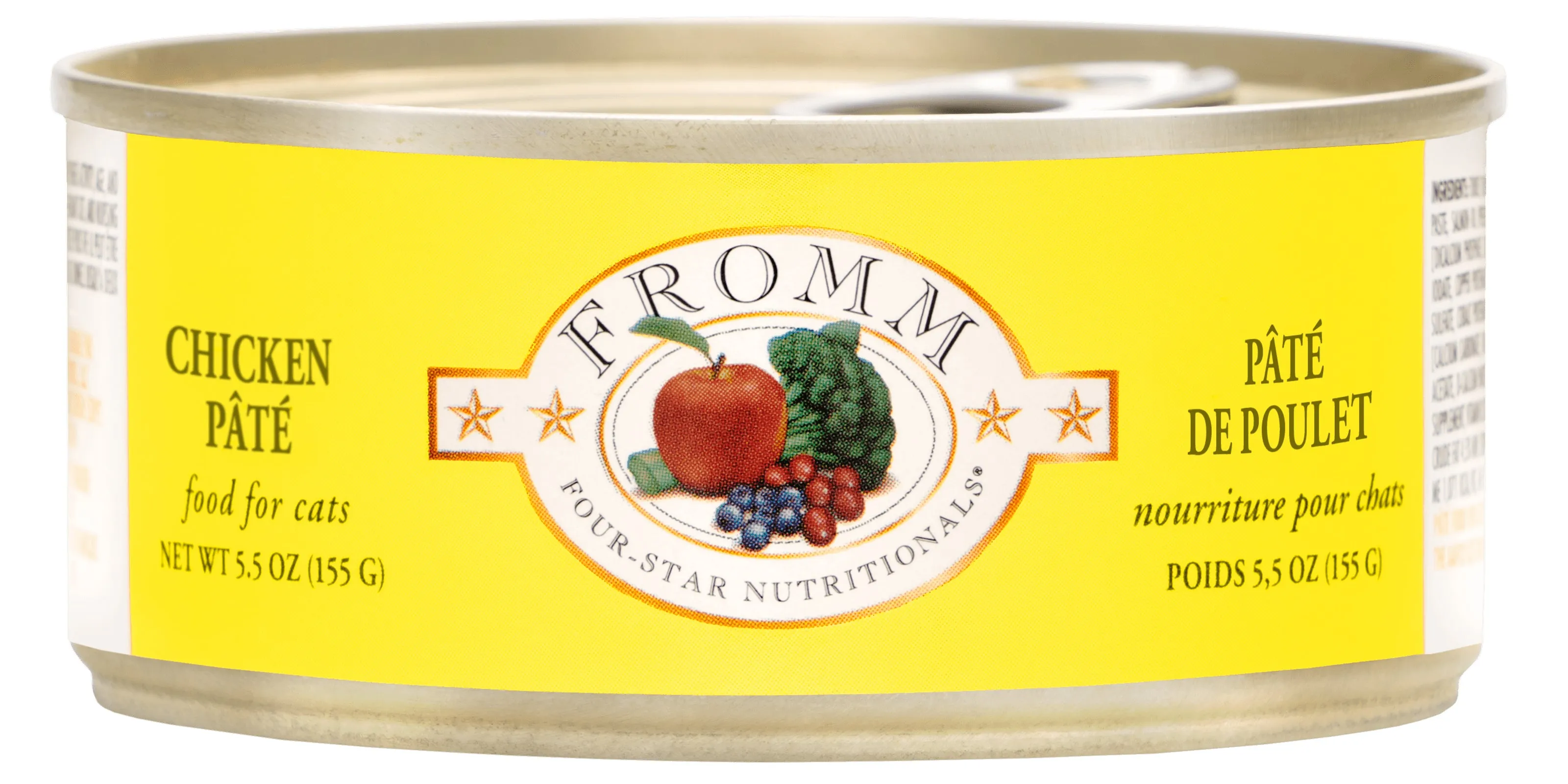 Fromm Wet Cat Food Four-Star Pt Chicken 5.5oz Can Single