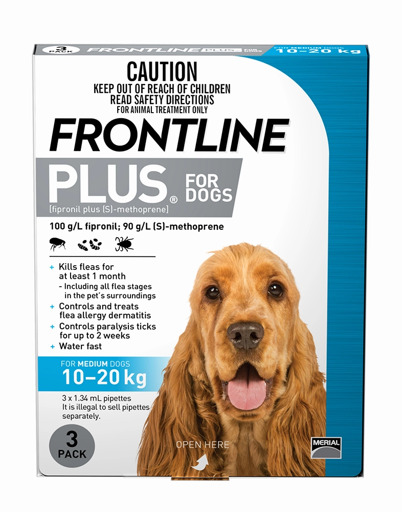 Frontline Plus - Dog 10-20kg (3pk)