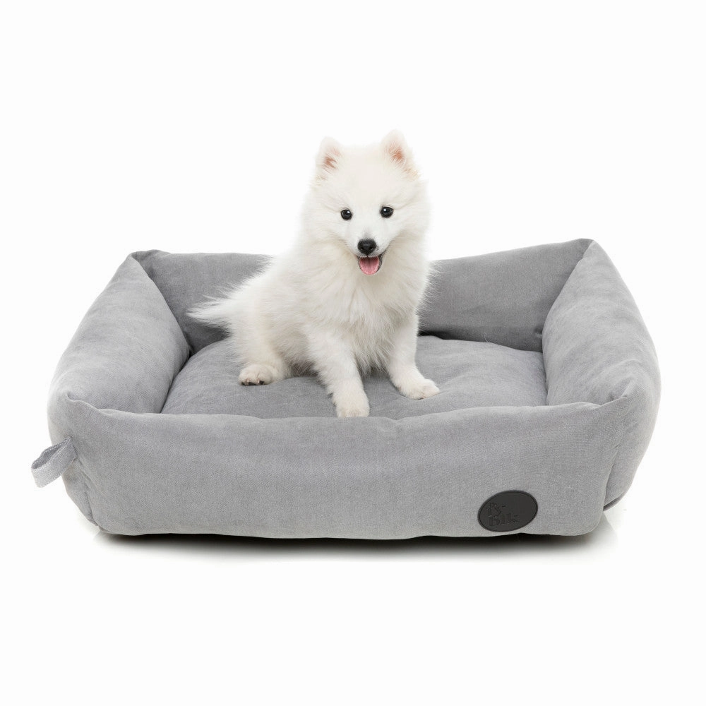 FuzzYard Lounge Dog Bed (Stone Grey)