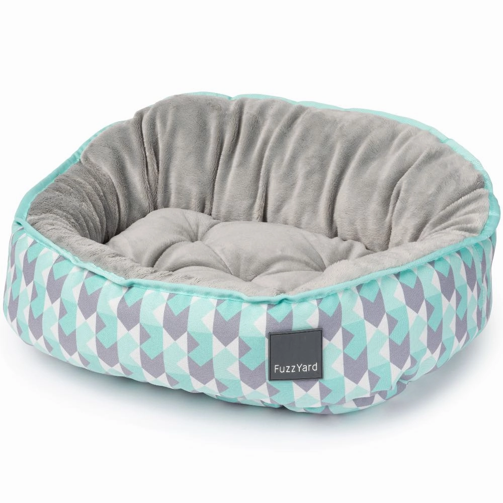 FuzzYard Reversible Dog Bed (Mint Fizz)