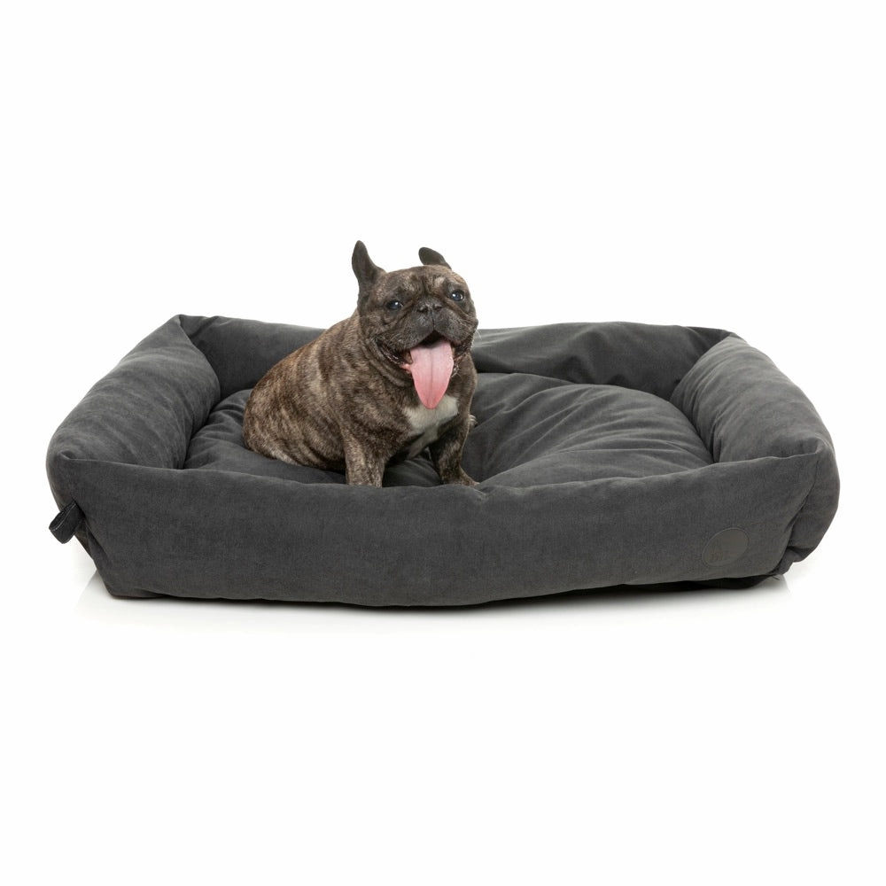 FuzzYard The Lounge Dog Bed (Charcoal)