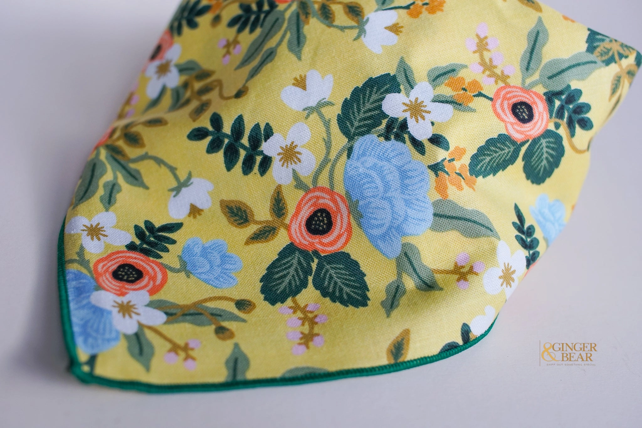 Garden Party Lemon, Dog Bandana
