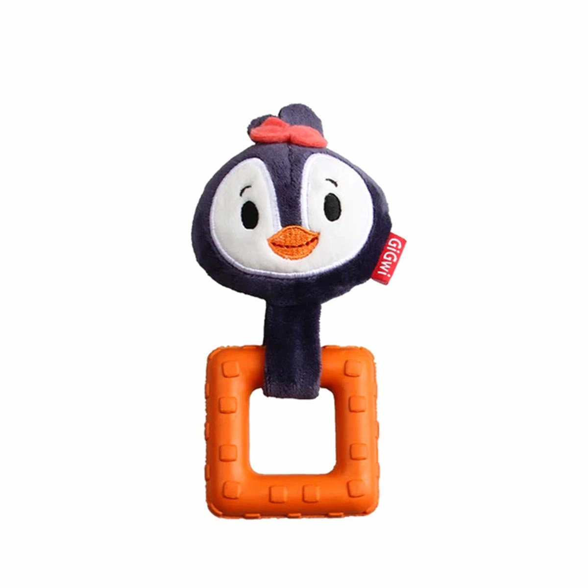 GiGwi Suppa Puppa Penguin with Squeaker inside  Plush/TPR (Extra Small)