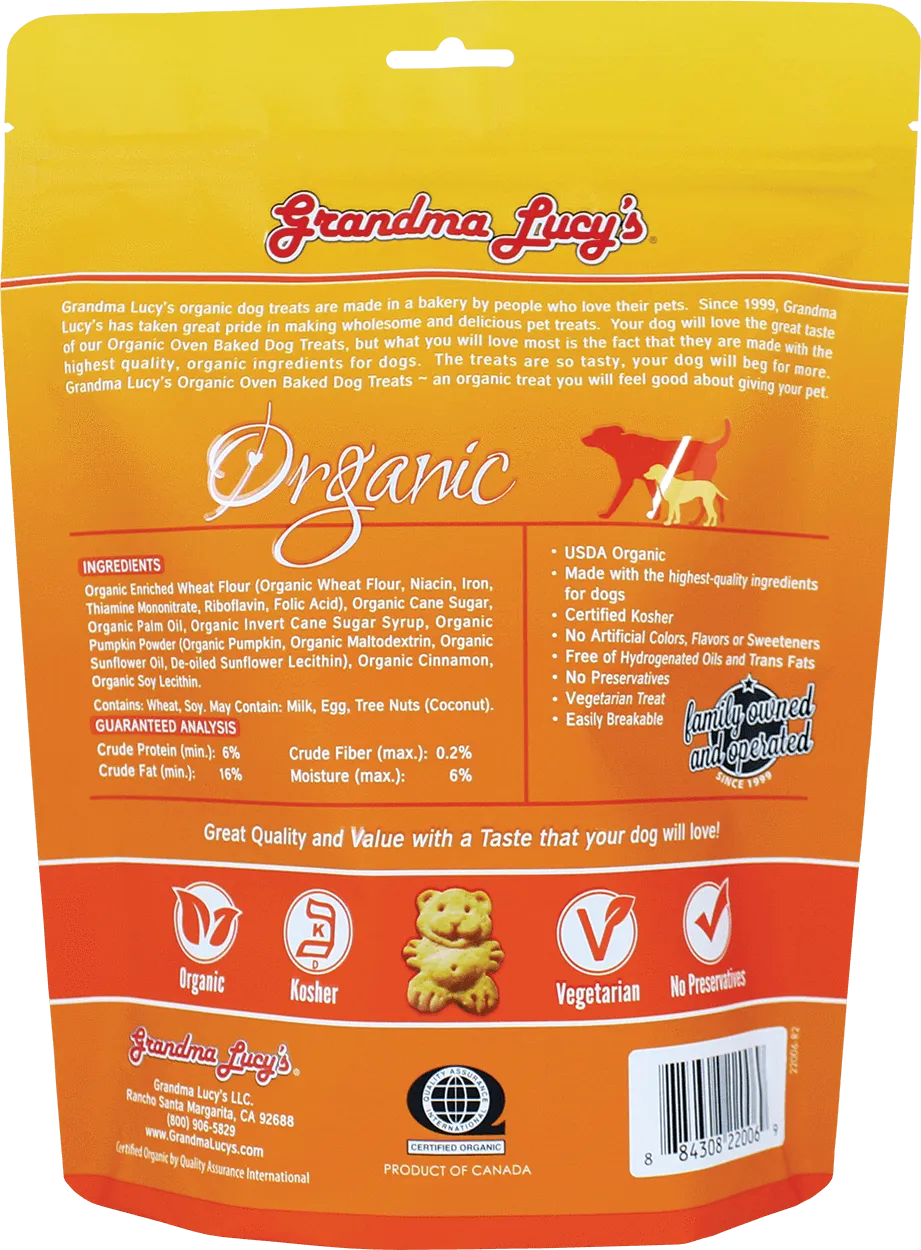 Grandma Lucy's Organic Oven Baked Treats - Pumpkin 14oz Bag